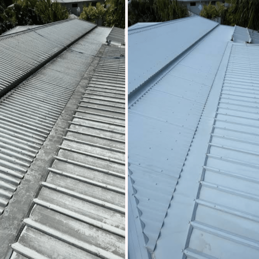 a plus metal roof cleaning